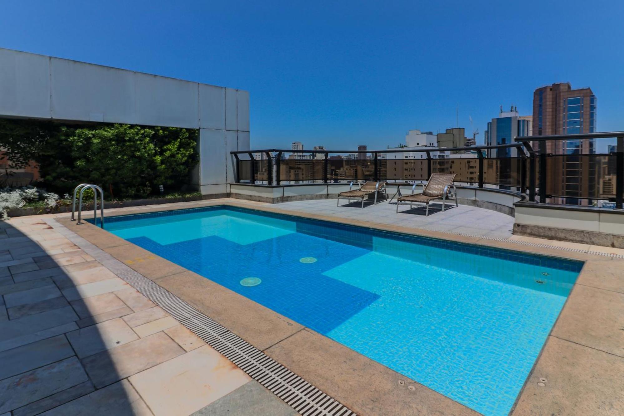 1707 Flat Com Duas Com Servico De No Itaim Bibi! Apartamento *